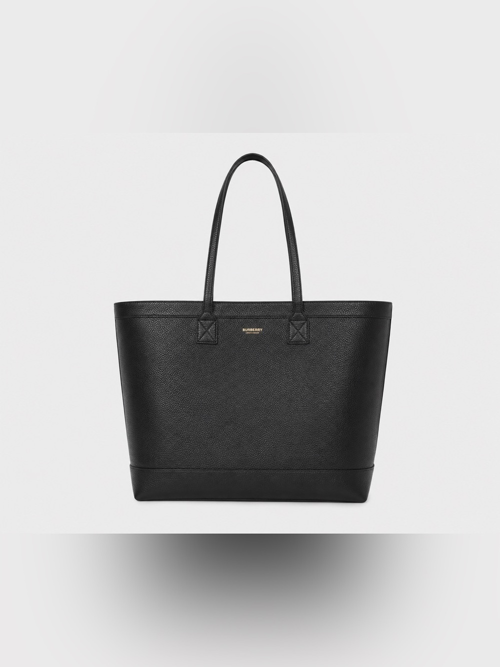 Burberry Leather Tote Bag Black New With Tags